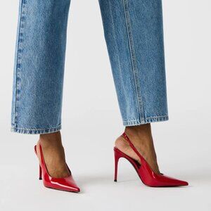 Steve Madden Red Slingback Heels